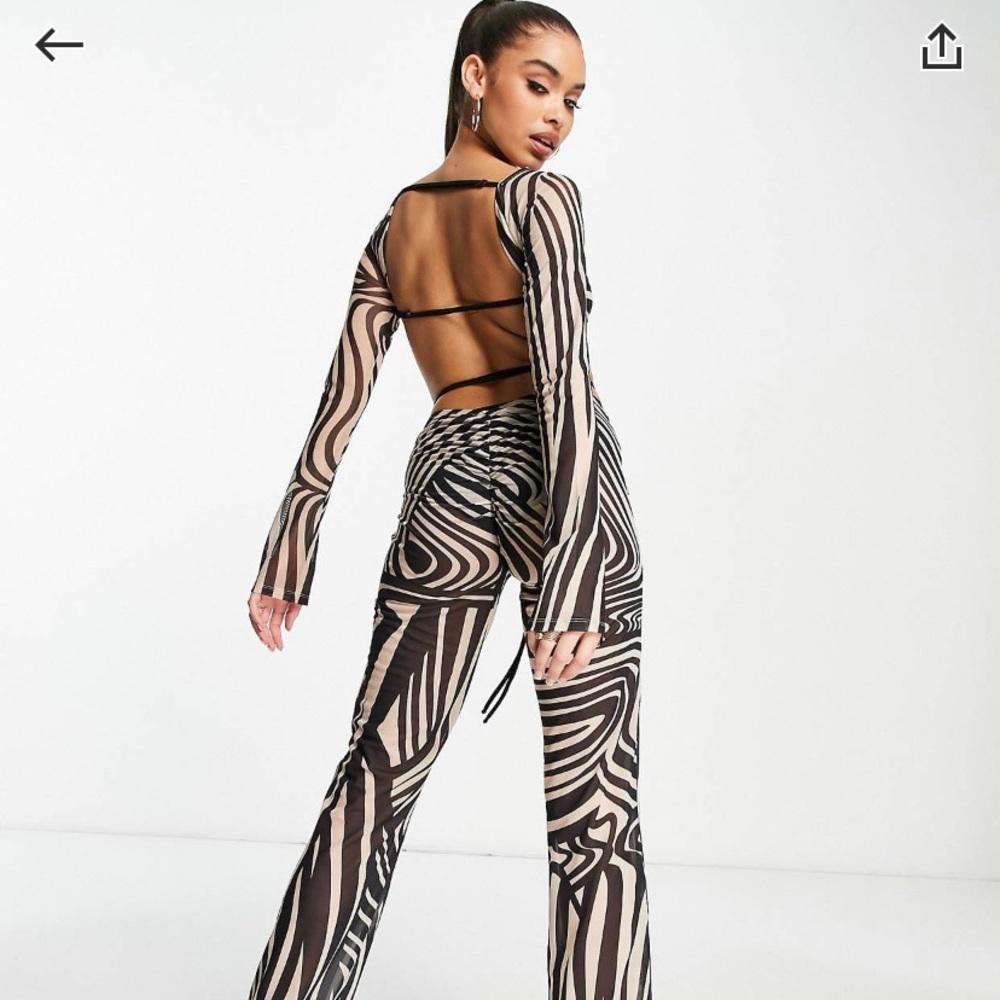 MATCHING SET- Mesh warped swirl